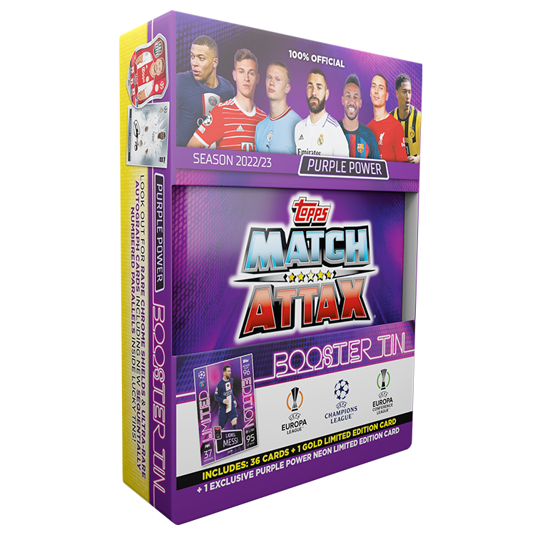 Topps Match Attax 2022/2023 - Mini Tin (Purple Power)