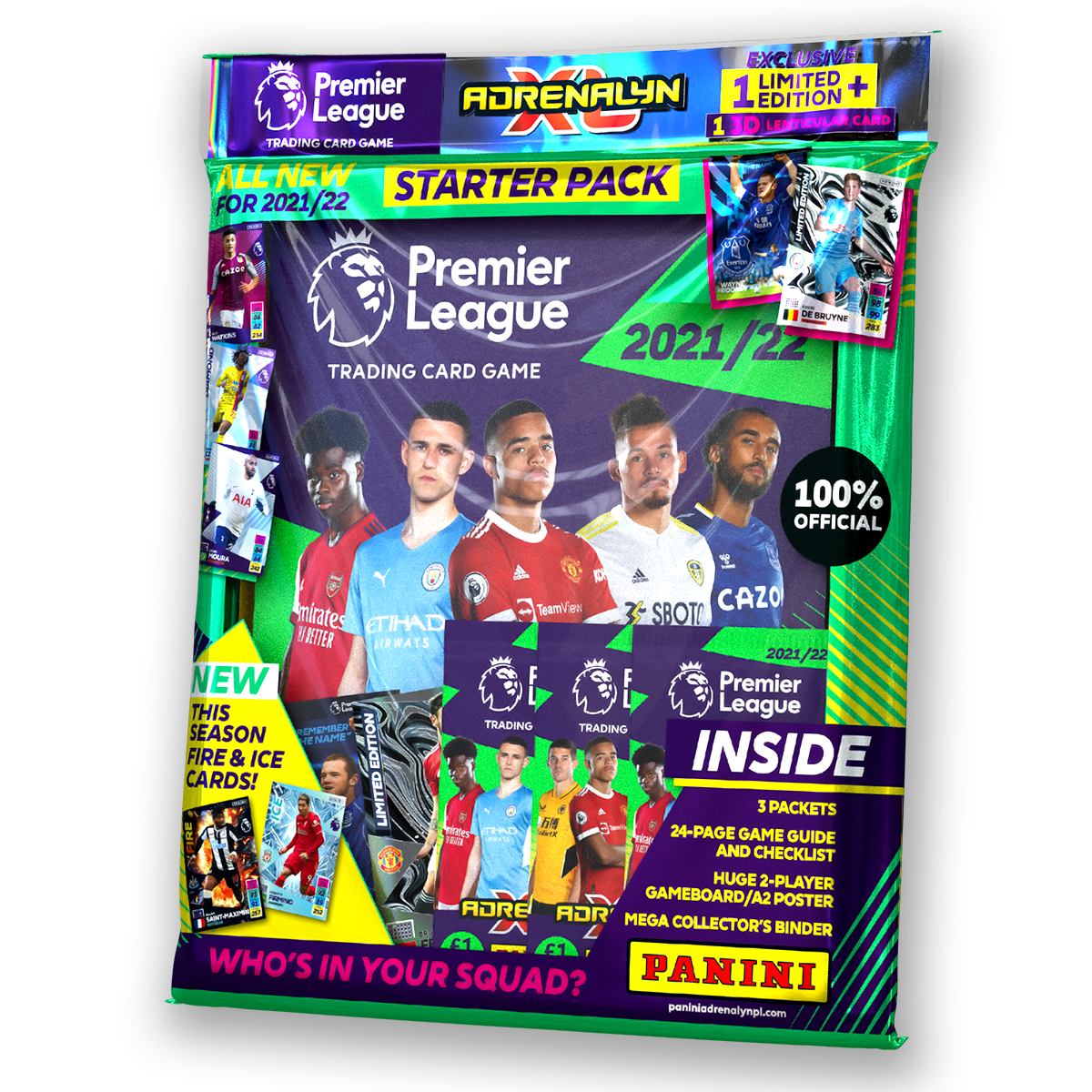 Panini Premier League 2021/22 Adrenalyn XL Starter Pack
