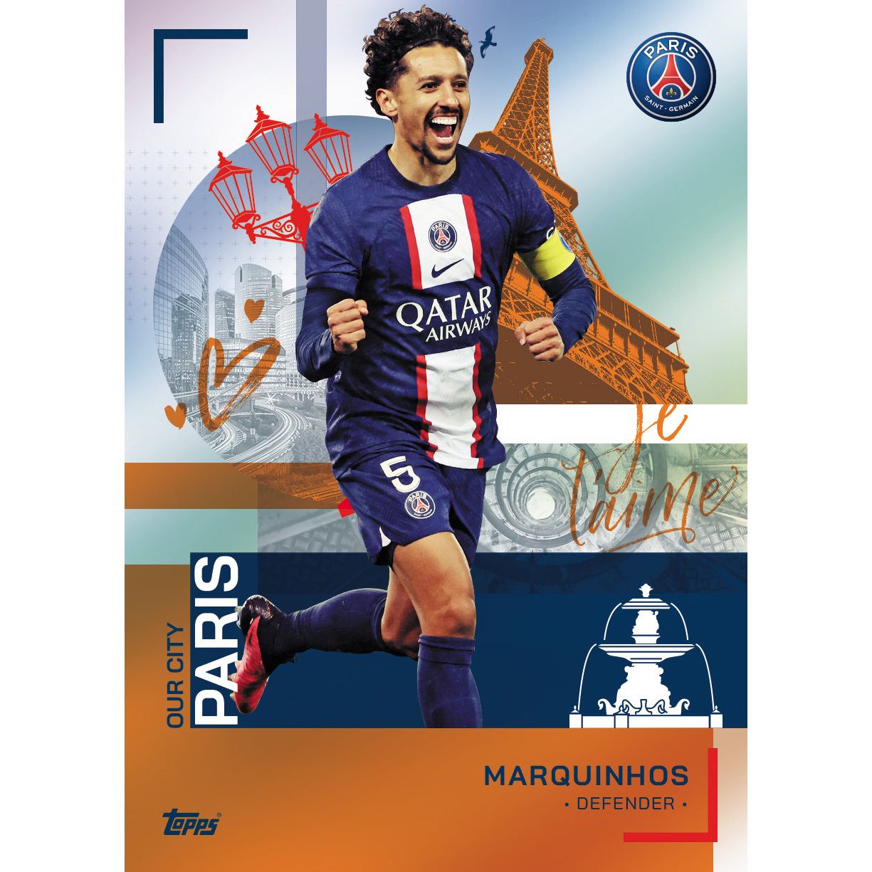 Topps 2022-23 PSG Hobby Team Set - Case (20 boxes)